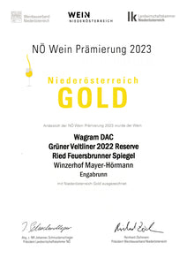 Grüner Veltliner Wagram DAC Reserve Ried Spiegel 2022